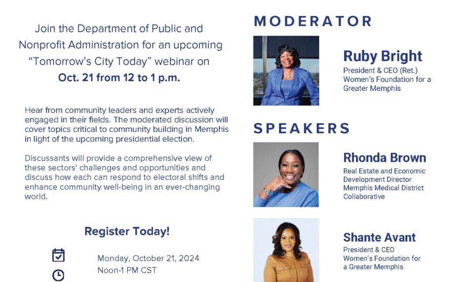 Tomorrow’s City Today Virtual Webinar
